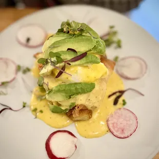 House Smoked Salmon Benedict - very good &amp; filling