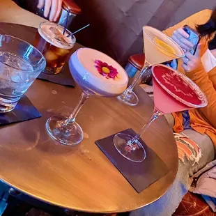 Caribbean coffee, See you in a dream, Giggle water, Peach bellini