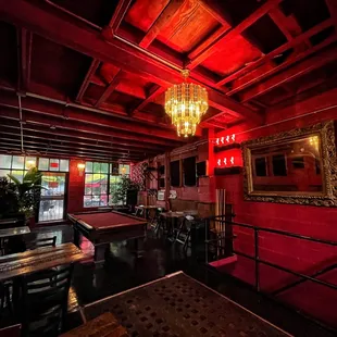 the interior of the restaurant