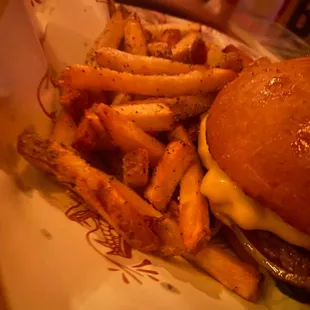 Double smash burger