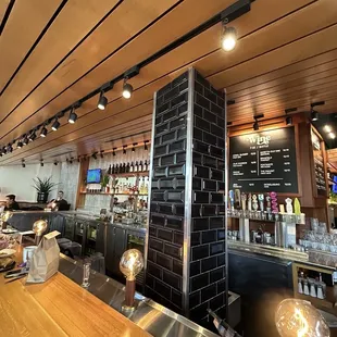 Bar area with TVs