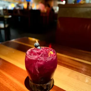 Blueberry Jam cocktail