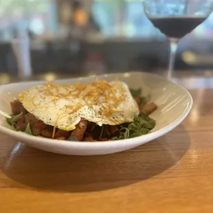 Sweet potatoe hash with turkey