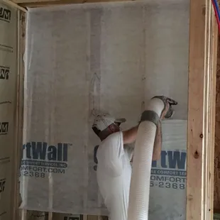 Blow-in-Blanket Installation