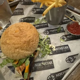 The Buffalo chicken sandwich