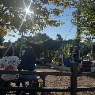 Music every other Sunday!  Beer and music!  Apple juice and donuts. What more can you ask for?