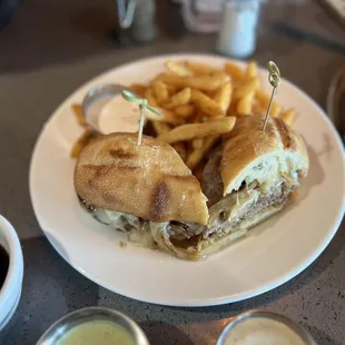 French Prime Rib Dip Sandwich