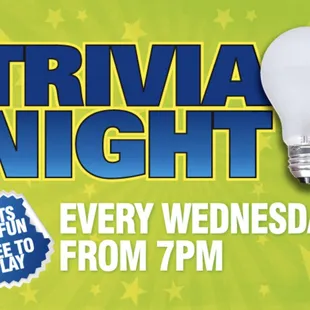 Trivia every Wednesday