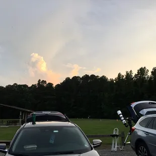 Sky is a bit cloudy but a beautiful night go stargaze