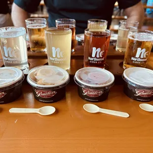 cider &amp; ice cream pairing