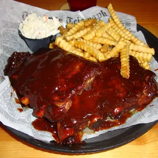 All-you-can-eat ribs Tuesday with fries &amp; slaw!