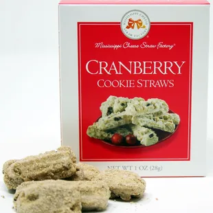 8210 1oz Cranberry Cookie Straws New for 2018