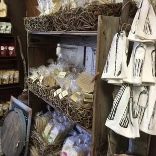 a display of utensils