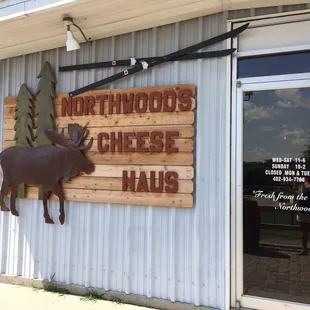 the front of the shop