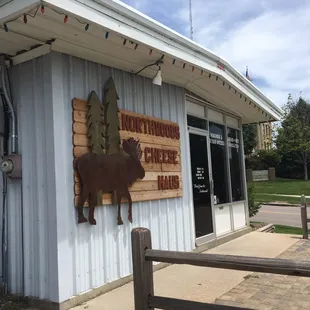 the front of the store