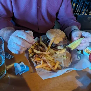 Presidential burger
