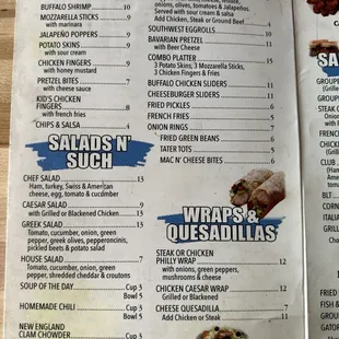 Menu page 2