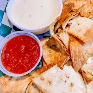 tortillas and dip