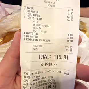 Receipt
