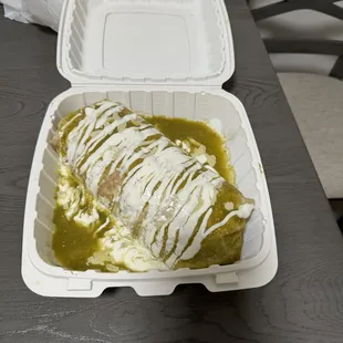 Chile Verde Burrito