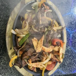Mixed fajitas