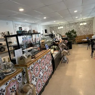 The sitting area and where to order.