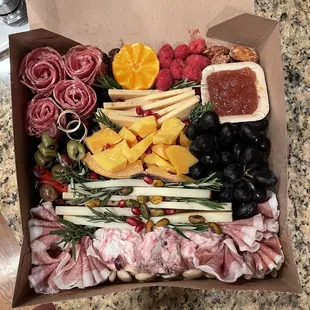 Christmas tree charcuterie tray