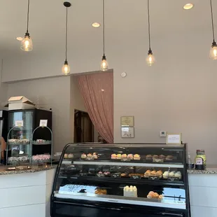 a woman behind the counter