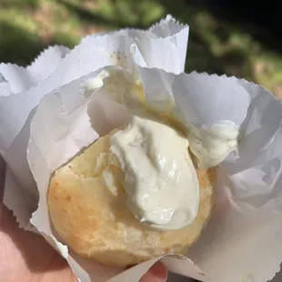 White queso filled bread