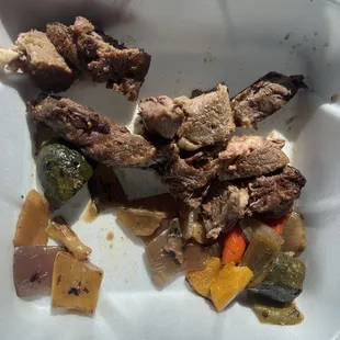 Rib eye steak! Chewy and smelly