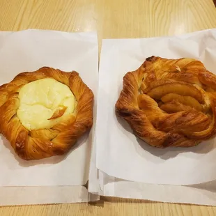 Cheese Danish &amp; Apple Danish