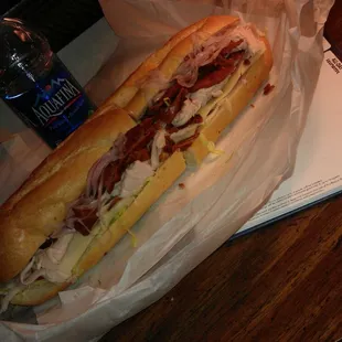 Turkey, bacon &amp; swiss! I&apos;m having withdrawal from this sandwich :(