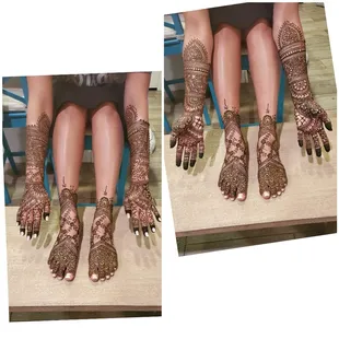 Bridal henna