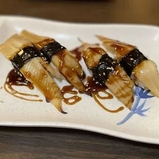 Sea Eel Sushi.