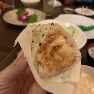 Baked Crab Hand Roll