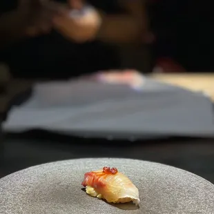 a plate of food on a table