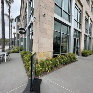 the outside of a building