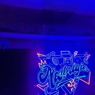 Cool lighting and signs