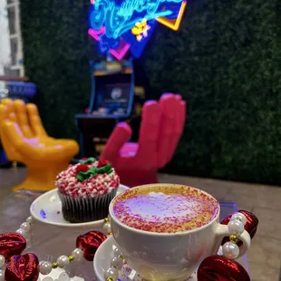 Valentine's Day special latte