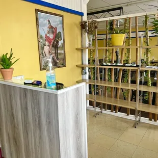 the interior of a store