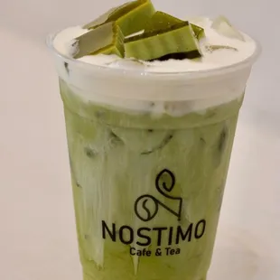 Thai green milk tea