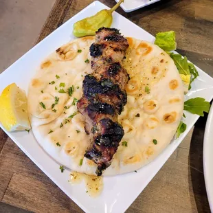 Pork souvlaki