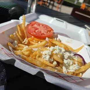Feta fries! BOMB!