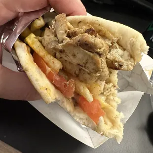 Grilled Chicken Pita