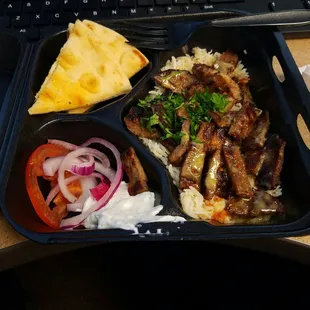 Beef and lamb combo.