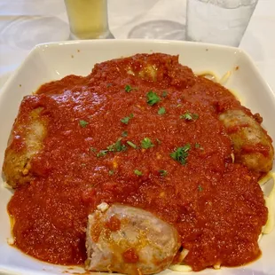 Italian Sausage Spaghetti