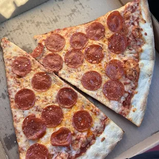 Pepperoni pizza ( sorry had to take a bit)