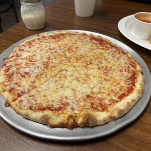 10" pizza -double cheese