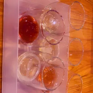 Sparkling wine tasting