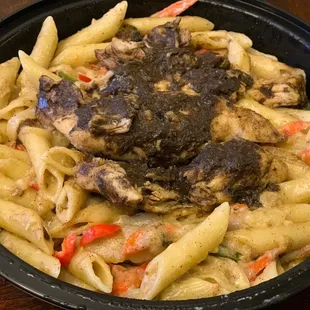 Jerk chicken Rasta Pasta